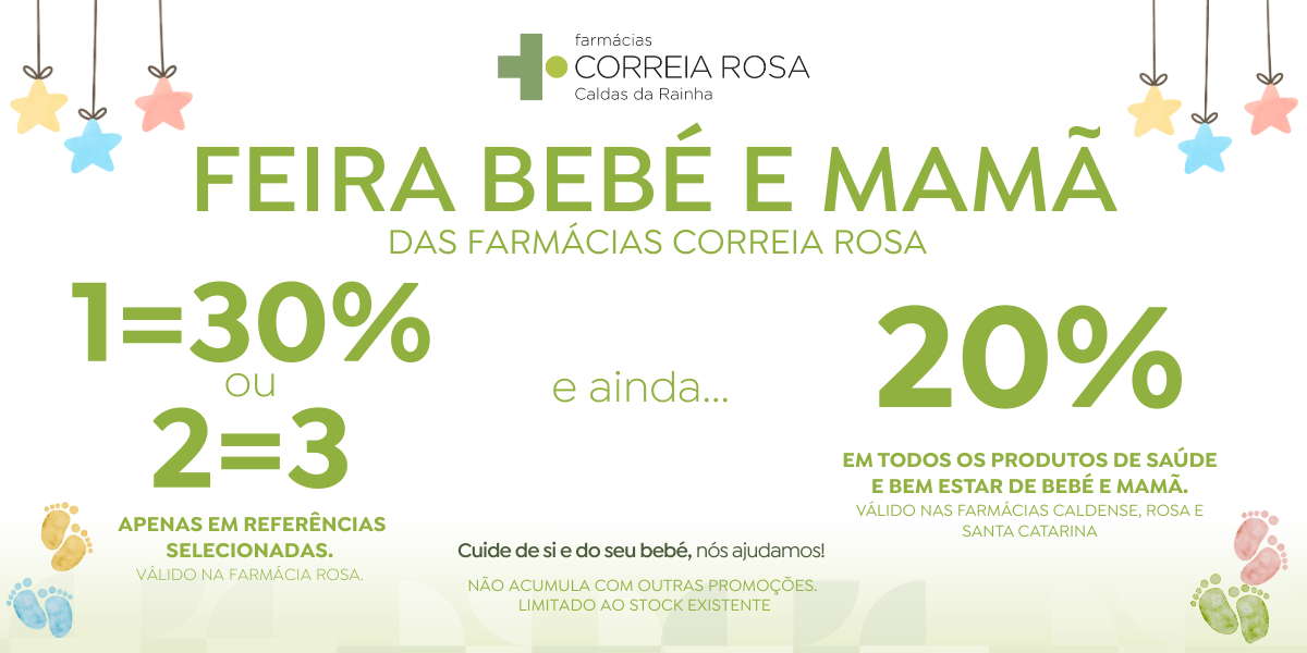GRANDE FEIRA BEBÉ E MAMÃ das Farmácias Correia Rosa Caldas da Rainha