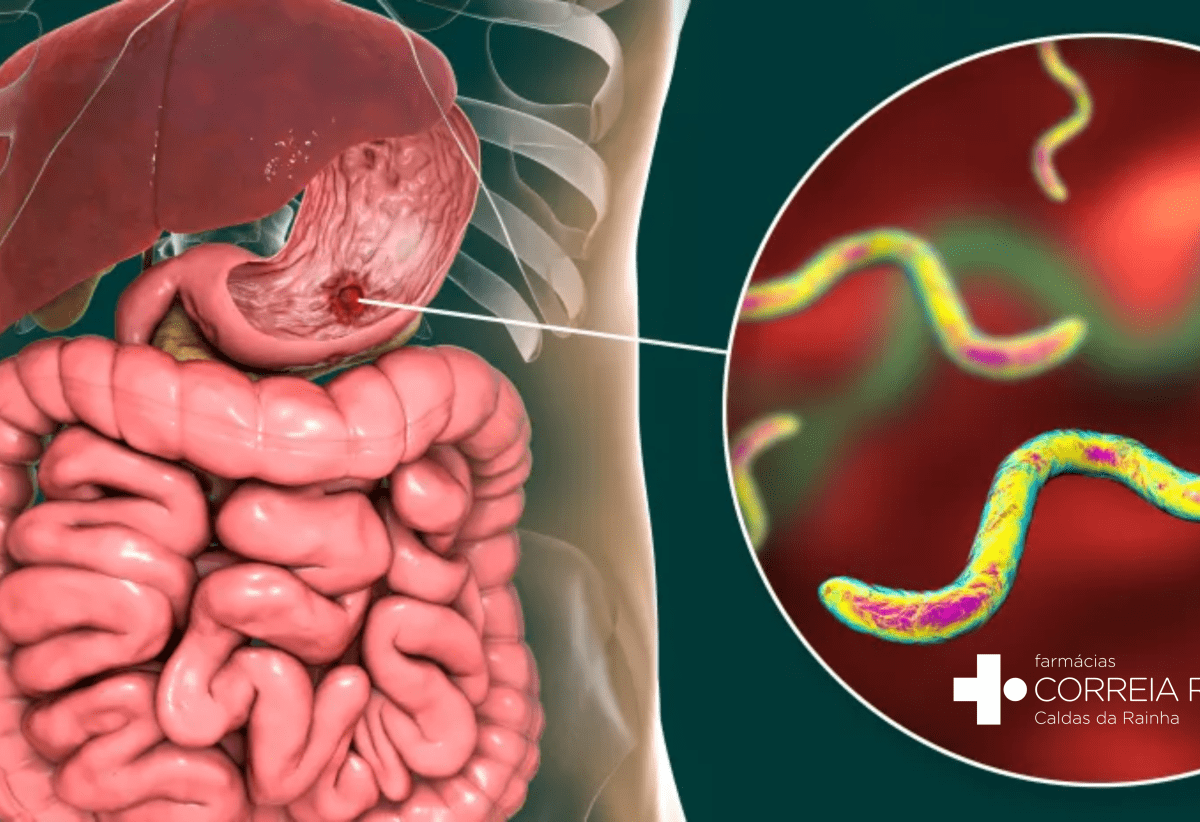 Causas e sintomas bactéria H.pylori Farmácias Correia Rosa Caldas da Rainha